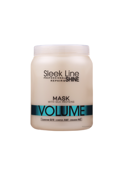 Sleek Line Volume Mask/Conditioner 1000ml